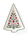 Talerz Christmas tree stoneware dish  Lexington