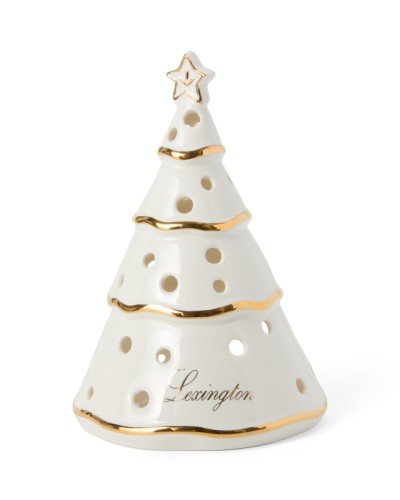 Świecznik Christmas tree stoneware lantern Lexington  