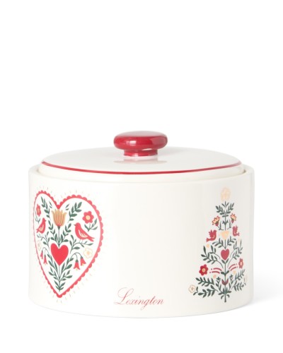 Pojemnik Christmas tree cookie jar with lid Lexington 