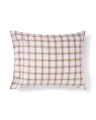 Zestaw pościeli  Checked Lyocell /cotton Pin Poi Lexington 150x210/50x70 white/fudge