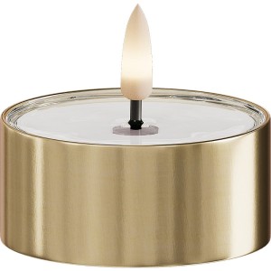 Świeca Gold Tealight LED Outdoor D:  6,7x 3,1cm  2szt. 