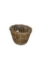 Okrągły  kosz rattanowy 20x16