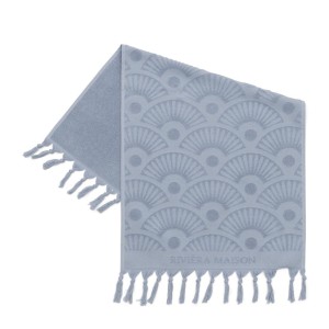 Ręcznik  RM Wave Riviera Maison 100x50  niebieski