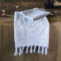 Ręcznik  RM Wave Riviera Maison 100x50  niebieski