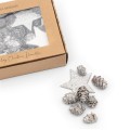 Ozdoby  Sparkling Christmas Deco Silver Riviera Maison