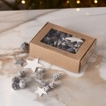 Ozdoby  Sparkling Christmas Deco Silver Riviera Maison