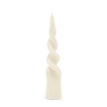 Świeca Twisted Cone Candle off-white