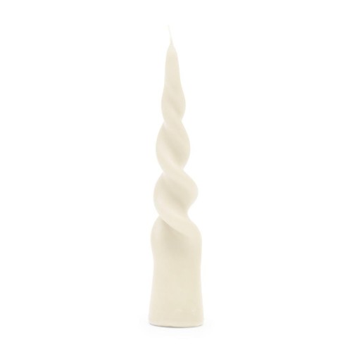 Świeca Twisted Cone Candle off-white