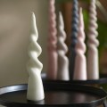 Świeca Twisted Cone Candle off-white