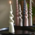 Świeca Twisted Cone Candle off-white