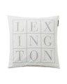 Poszewka na poduszkę Logo Cotton Twill Lexington 50x50 off white