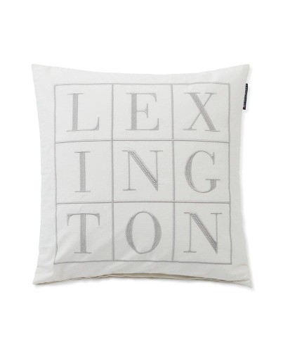 Poszewka na poduszkę Logo Cotton Twill Lexington 50x50 off white