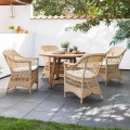 Krzesło Charlot Exterior Sika Design Alu natural