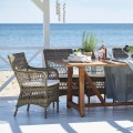 Fotel Marie Exterior Armchair Sika Design Antique  Grey