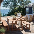 Stół George Teak Extendable Table 200/280x100 cm Outdoor