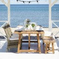 Stół George Teak Extendable Table 200/280x100 cm Outdoor