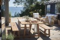 Stół George Teak Extendable Table 200/280x100 cm Outdoor