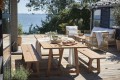 Stół George Teak Extendable Table 200/280x100 cm Outdoor