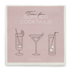 Papierowe serwetki Summer Coctails Riviera Maison    