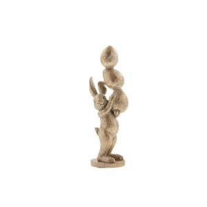 Ozdoba Zajączek / królik Semina   Lene Bjerre 16,5 cm Light gold