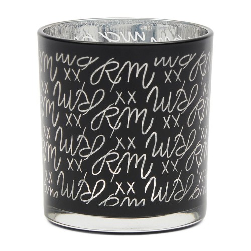 Świecznik RM Logo Riviera Maison black silver