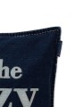 Poszewka  Lazy Days Denim Twill Patch Cotton  Lexington 50x50
